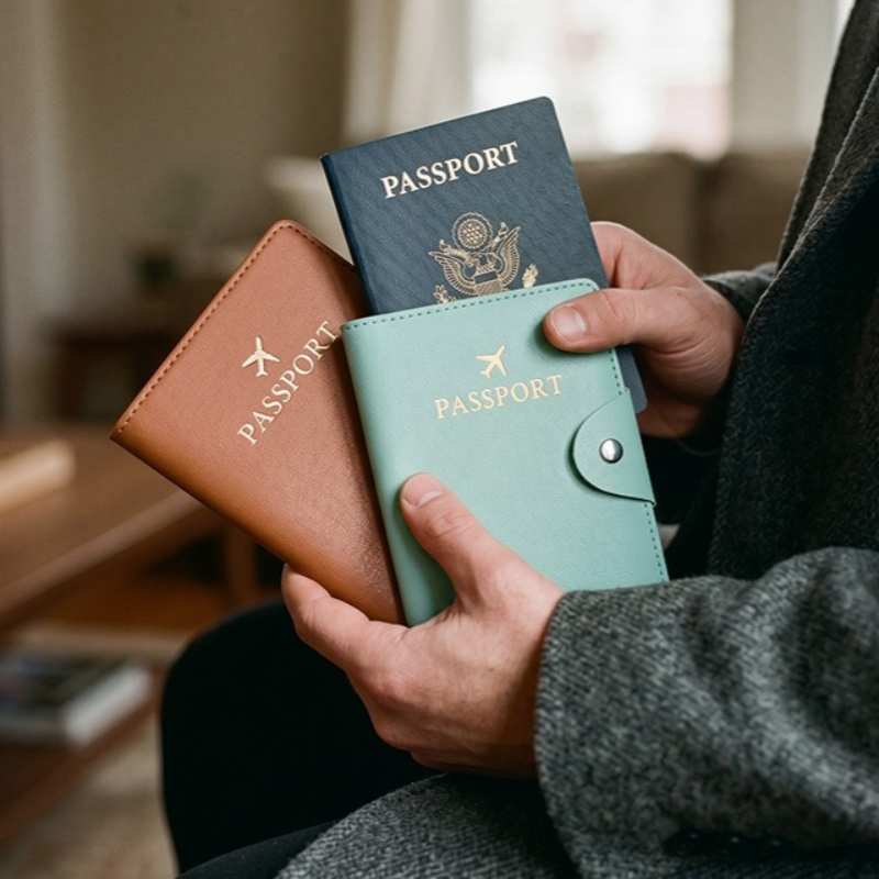 Модный деловой чехол для паспо – обзор и цена Travel Accessories Wallet